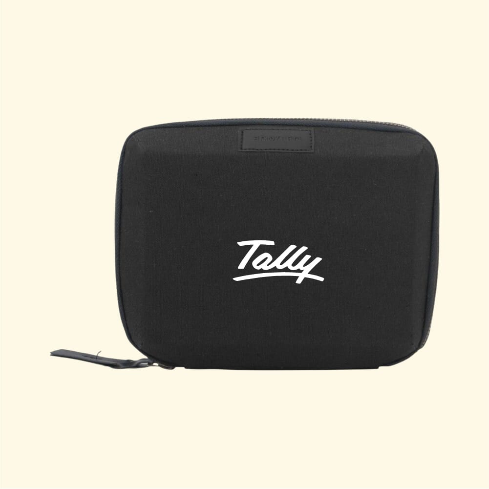 Ally PU Tech Pouch -Black